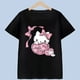 thumbnail image 3 of Hello Kitty nueva camiseta de dibujos animados para niños de primavera y verano, camisa de algodón transpirable para niñas, pantalón corto informal de manga corta para niños, 3 of 5