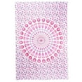 thumbnail image 2 of Light Pink Peacock Mandala Tapestry Twin Size Boho Beach Throw Dorm Room Indian Wall Hanging Art Bedspread Outdoor Picnic Blanket by Oussum, 2 of 4