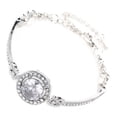 thumbnail image 2 of Pulsera de joyería adaptabilidad resistente al desgaste sin deformación pulsera de circón para mujeres y niñas para fiestas ANGGREK Otros, 2 of 8