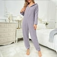 thumbnail image 2 of SwiftWear Family Christmas Matching Pajama Set Soft Flannel Warm Onesie with Cat Ears Hood, Holiday Loungewear for Adults Couples (Gray), 2 of 7