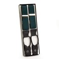 thumbnail image 2 of Hold'em Y-Back Genuine Leather Trimmed Button End Tuxedo Suspender for Men Many Colors and Designs, 2 of 3