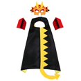 thumbnail image 4 of BOOMNY Halloween Kids Boys Girls Dinosaur Dress Up Funny Hallowmas Party Outfits Sets Playful Stage Performance Clothes Set, 4 of 4