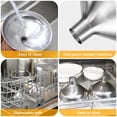 thumbnail image 4 of Embudo de Cocina Nomatox Acero Inoxidable sin Costuras para Uso en Transferencia de Líquidos y Polvo, 4 of 6