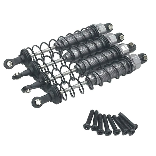 Wweixi RCGOFOLLOW 1/12 Aluminum Alloy Wear-resistant Front Rear Shock Absorber Rc Front Rear Shock Absorber For Wltoys 12402-A Titanium