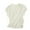 White, variant on REDARER Girls' Silk Knit Slim Fit Round Neck Top - Elegant Waist Flutter Sleeve Blouse with Ruffle Detail Light Shirt,16-17 Years