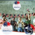 thumbnail image 4 of GFHFHITJ Patriotic Wooden Hangings Sign 4Th Of July Wooden Wall Door Sign Home Of The Free Because Of The Plaque Independence Day Wall Decoration for Home Door Porch Party, 4 of 6