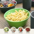 thumbnail image 3 of Loobuu Plastic Cereal Bowls with Dust-Proof Lid, Resuable Bowls for Kitchen, Set of 6, Microwave and Dishwasher Safe, for Soup, Oatmeal, Ramen, RV, Camping, College Dorm Room, 24 Oz, 3 of 7