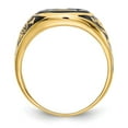 thumbnail image 2 of 14K Yellow Gold Ring Band Themed Only Men's 3 to 15 mm (tapered), Size 5, 2 of 5