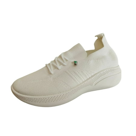 

Jungdeepe Women s Fly Weave Shoes Solid Color Flat Casual Cloth Shoes One Walking Wedge Sandals Composite Toe Casual Shoe Mens on Casual Shoes Size 12 Men Casual Fashion Casual Shoes Combo Offer