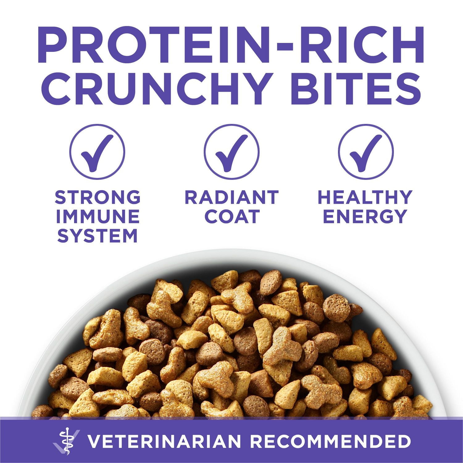 Purina ONE SmartBlend Vieillir en Santé 7+ Poulet, Nourriture Sèche pour Chiens