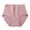 Purple, variant on Seductiva Womens Underwear Cotton Hipster Panties Women's High Waist Plus Size Pure Postpartum Abdomen Briefs Soft Briefs 1PC