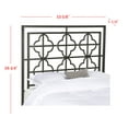 thumbnail image 3 of SAFAVIEH Lucinda Geometric Glam Metal Headboard, Full, Gunmetal, 3 of 4