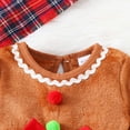 thumbnail image 7 of Girls Christmas Dress Long Sleeve Crew Neck A-Line Winter Outfits Girls Outfits Kid Dresses 3-4 Years, 7 of 7