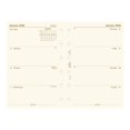 thumbnail image 1 of Relleno de Agenda Calendario Filofax Tamaño Bolsillo 2026, Crema Algodón, 1 of 7