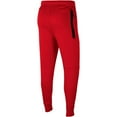 thumbnail image 2 of Nike Sportswear Tech Red/Black Fleece Joggers, Sweatpants (Men's), Size M, 2 of 4