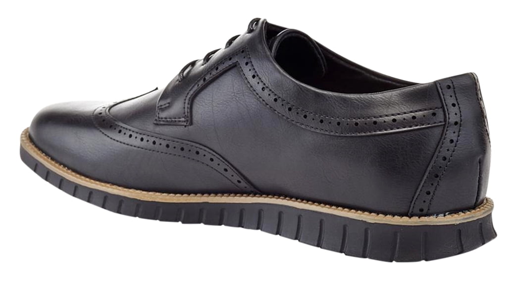 franco vanucci men's knit fabric oxford shoes