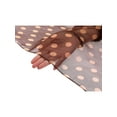 thumbnail image 5 of INSPIRE CHIC Women's 1950s Polka Dots Chiffon Scarf, Retro Lightweight Soft Sheer Long Head Wrap Shawl Scarves for All Season 70.9"x27.6" Brown, 5 of 6