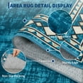 thumbnail image 4 of HIWEAVER Large Area Rug for Living Room Bedroom Border Non-Slip Washable Accent Carpet, 4 of 6