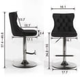 thumbnail image 3 of Adjustable 25 - 33 Inch Seat Height Bar Stools / Comfortable for Home Dining, 3 of 6