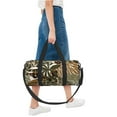 thumbnail image 5 of ZICANCN Teal Leopard Leaf Travel Duffle Bag, Sports Tote Gym Bag Weekenders Bags for Women Men, 5 of 8