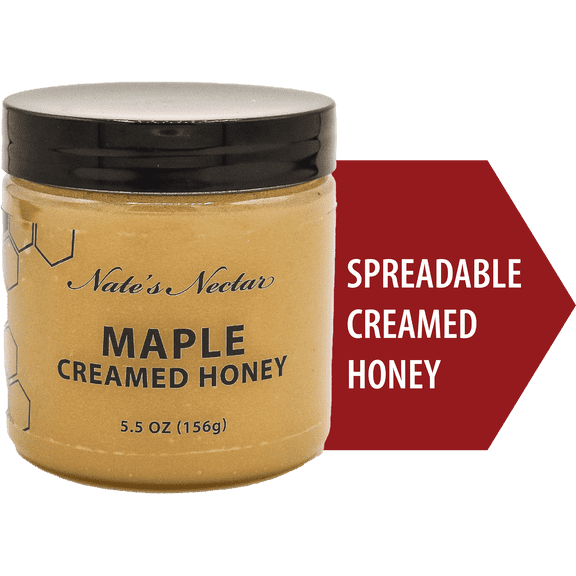 Maple Creamed Honey, Nate's Nectar, 5.5 oz