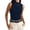Dark Blue #14, variant on Tank Tops Woman Mock Neck Sleeveless Tops 2026 Summer Turtleneck Business Layer Tees Loose Fit Ribbed Knit Slim Fit Casual Tanks