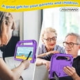 thumbnail image 4 of AVAWO for TCL Tab 8 LE (9137w) / WiFi (9132x) 2023 Case for Kids, Boys and Girls EVA Handle Stand Shockproof Cover - Purple, 4 of 7