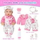 thumbnail image 2 of Baby Doll XFEYUE de 12 pulgadas con ropa, chupete y biberón, 2 of 7