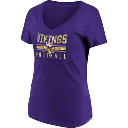 - Women's Majestic Purple Minnesota Vikings Game Day Style V-Neck T-Shirt