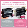 thumbnail image 4 of Shisuyan 1 Set Miniature Piano Small Piano Stool Toy Micro Landscape Decoration Ornament, 4 of 8