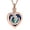 Blue/Rose, variant on Cremation Jewelry for Ashes Stainless Steel Moon and Star Crystal Heart Cremation Urn Pendant Memory Necklace for Cremation Ashes Memorial Jewelry
