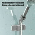 thumbnail image 5 of Hiroekza Suction Shower Head Holder Adjustable Relocatable Handheld Showerhead Holder - Plastic for Bathroom, Camping, Gym - No Punch Installation Required Gray, 5 of 6