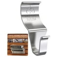 thumbnail image 4 of Vinyl Siding Hooks Hanger - 10 Pack Heavy Duty 18Lbs Stainless No-Hole Needed Vinyl Siding Clips for Hanging- Vinyl Siding Hooks for Outdoor Decorations 10 Pack, 4 of 7