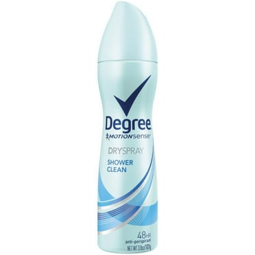 6 Pack - MotionSense Dry Spray Antiperspirant, Shower Clean 3.8 oz