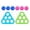8PC#Multicolor#H, variant on Inflatable Hexagonal Water Throwing Prop, PVC Pool Entertainment Equipment, Portable Outdoor Summer Activity Accessory for Home Backyard Fun