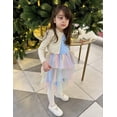 thumbnail image 5 of Arshiner Toddler Tutu Dress Girls Fluffy Summer Dresses Casual Black Funeral Tulle Dress, 5 of 6
