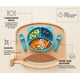 thumbnail image 5 of Plato para Bebé con 3 Divisiones para Alimentos y Cubiertos en Silicona Libre de BPA, 5 of 7
