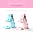 thumbnail image 2 of relayinert Phone Holder Rotation Stand Adjustable Stable Desktop Bracket Universal Holders Mount Rack Mobile Organizer Accessory Pink, 2 of 6