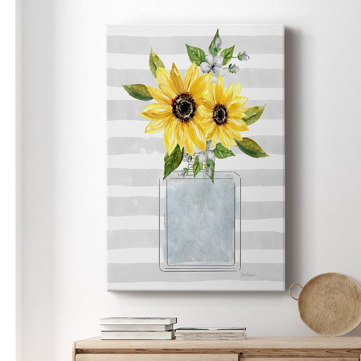 Sunflower Perfume I Premium Gallery Wrapped Canvas - Ready to Hang