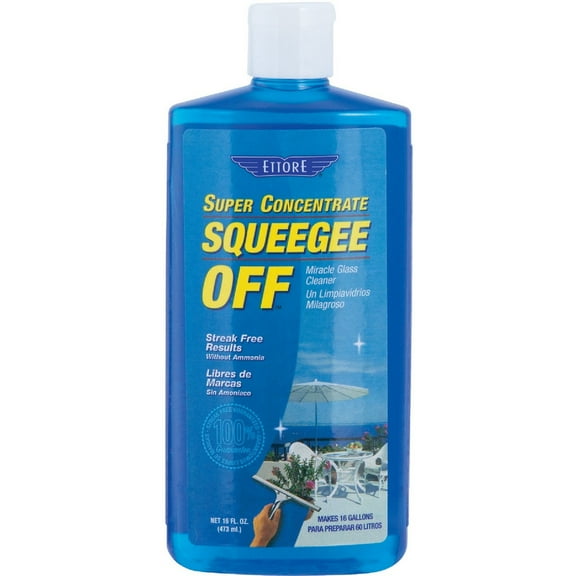 Ettore Squeegee Off 16 Oz. Super Concentrate Glass Cleaner 30116 30116 601616