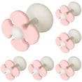 thumbnail image 2 of Cute Flower Wire Organizer, Cord Clips, Pink Self Adhesive Cable Clips, Desktop Data Cable Storage, Nightstand Cable Management, Charging Cable Organizer for Desk Nightstand Wall, 5Pcs, 2 of 5
