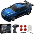 thumbnail image 1 of Small Scale RC Car - Desktop Drift Racing Toy Blue, 1 of 6