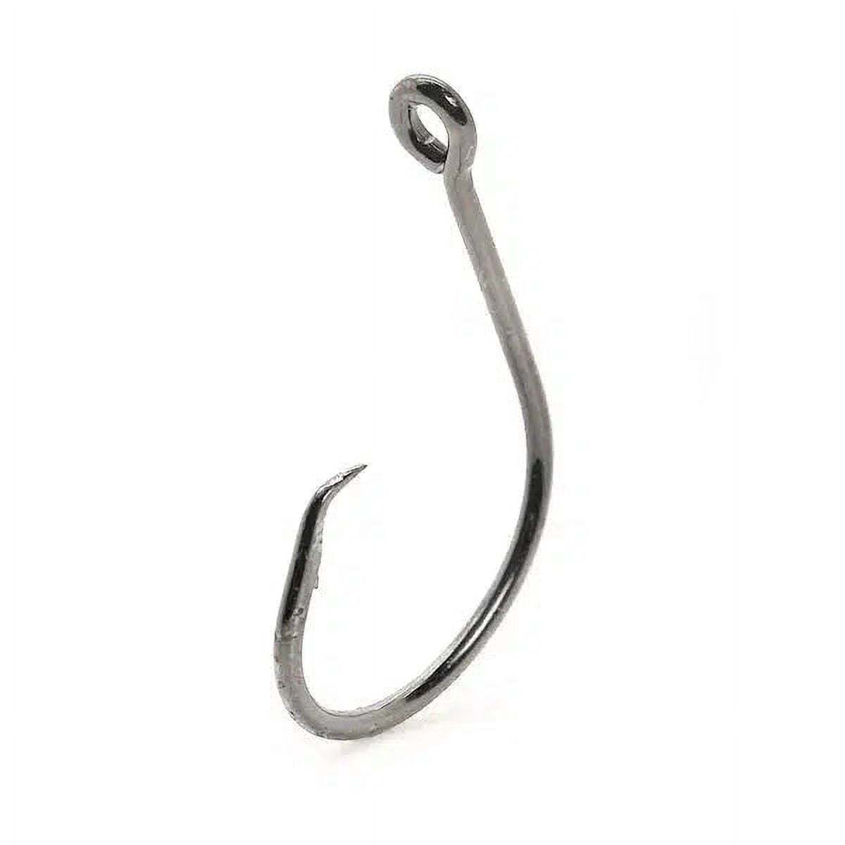 Mustad 39946 1X/2XL Offset Classic Circle Classic Hook - Black Nickel - 100 Per Pack