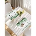 thumbnail image 5 of Green Spring Botanical Placemats Set of 12, Weeping Eucalyptus Butterfly Placemats for Dining Table, Place Mats for Kitchen Tabletop, Waterproof Wipeable Dining Table Mats Set, 5 of 9