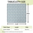 thumbnail image 2 of Blue Cartoon Unicorn Pattern Square Fitted Tablecloth with Elastic Edge,Square Table Cover,Washable Elastic Table Cover for Home Kitchen Party Decor 36"x36", 2 of 6