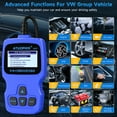 thumbnail image 3 of AUTOPHIX V007 Code Reader OBD2 Scanner Compatible with Volkswagen VW Audi Skoda Seat, Car Diagnostic Scan Tool with Engine ABS Airbag Transmission Code Reader Throttle Check Oil Brake Pad Reset, 3 of 8
