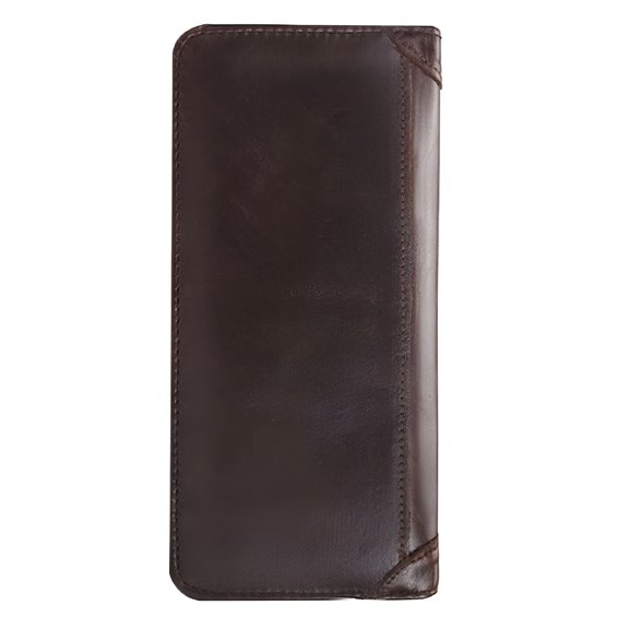 GASTROPOD Men's Vintage Long Bifold Wallet, Tan