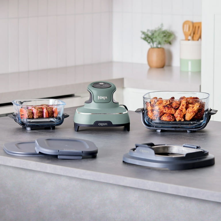 Ninja Crispi 4-in-1 Glass Air Fryer, Qt Cup Containers