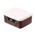 thumbnail image 1 of Billuyoard Caja de organización de medicamentos con cerradura de alta capacidad, refrigerios cuidadosamente ordenados, caja de almacenamiento y Almacenamiento y organización del hogar Marrón, 1 of 6