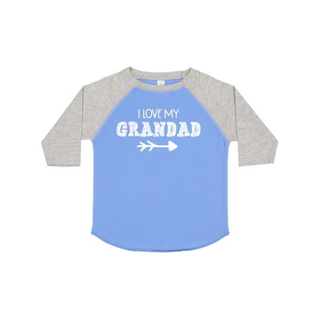 

Inktastic I Love My Grandad with Arrow Gift Toddler Boy or Toddler Girl T-Shirt